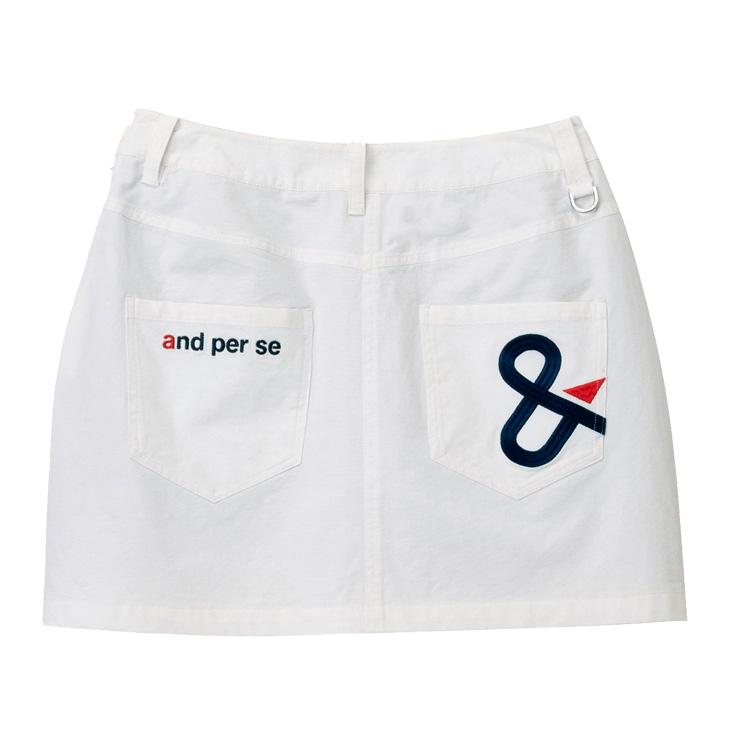 and per se アンパスィ　レース　セットアップ　ゴルフ　シャツ　スカート and per se（アンパスィ） ストレッチスカート レディース ゴルフ