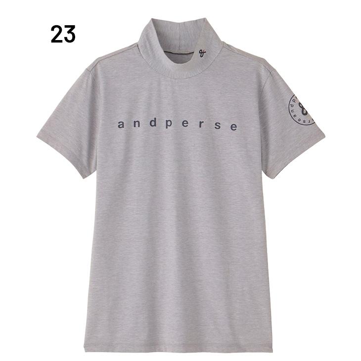 and per se アンパスィ 半袖シャツ レディース ゴルフウェア