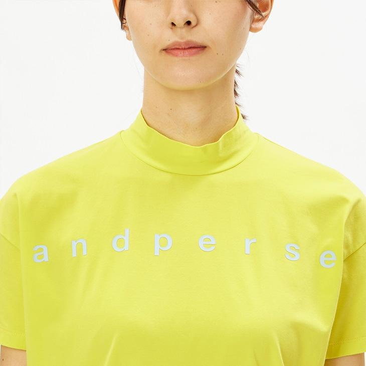 and per se　レディース　モックネックシャツ　2枚セット　Lサイズ and per se アンパスィ 半袖シャツ レディース ゴルフウェア