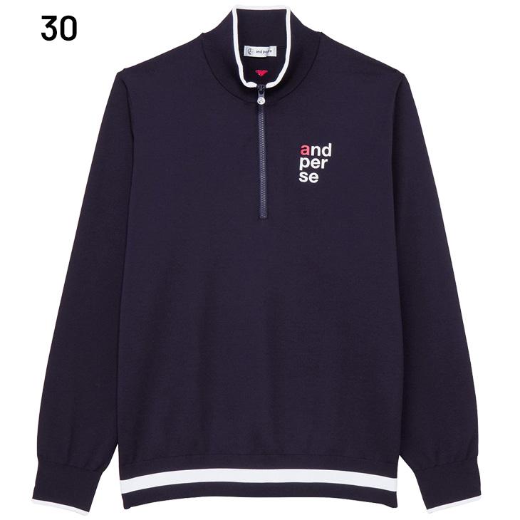 and per se（アンパスィ） セーター 長袖 メンズ ゴルフウェア