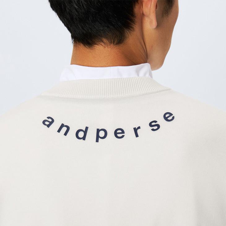 and per se（アンパスィ） 長袖 ゴルフセーター メンズ ゴルフウェア