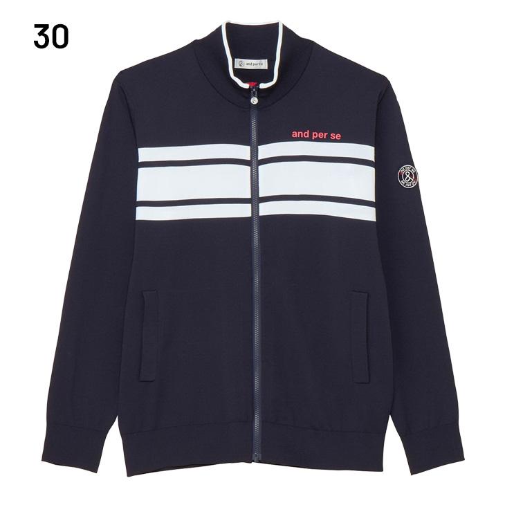 and per se（アンパスィ） 長袖 ゴルフジャケット メンズ ゴルフウェア