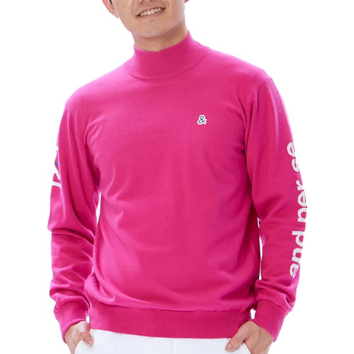 and per se（アンパスィ） ハイネックセータ― 長袖 メンズ ゴルフ