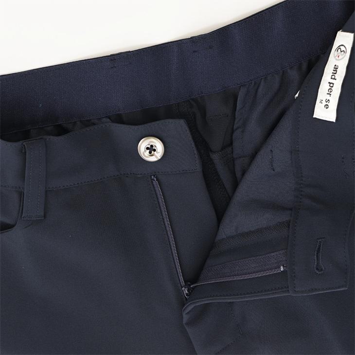 and per se（アンパスィ） ゴルフパンツ メンズ スラックス 裾上げ済み
