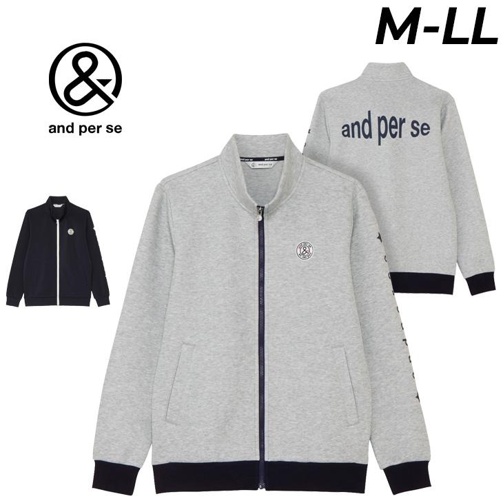 アンパスィ◆メンズ用ゴルフニット トレーナー ◆ and per se Mサイズ and per se アンパスィ ゴルフウェア メンズ ニットセーター