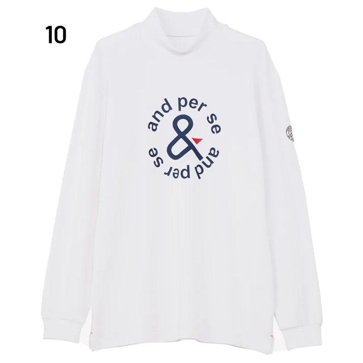 and per se（アンパスィ） ハイネックシャツ メンズ ゴルフウェア