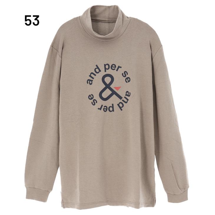 and per se（アンパスィ） ハイネックシャツ メンズ ゴルフウェア