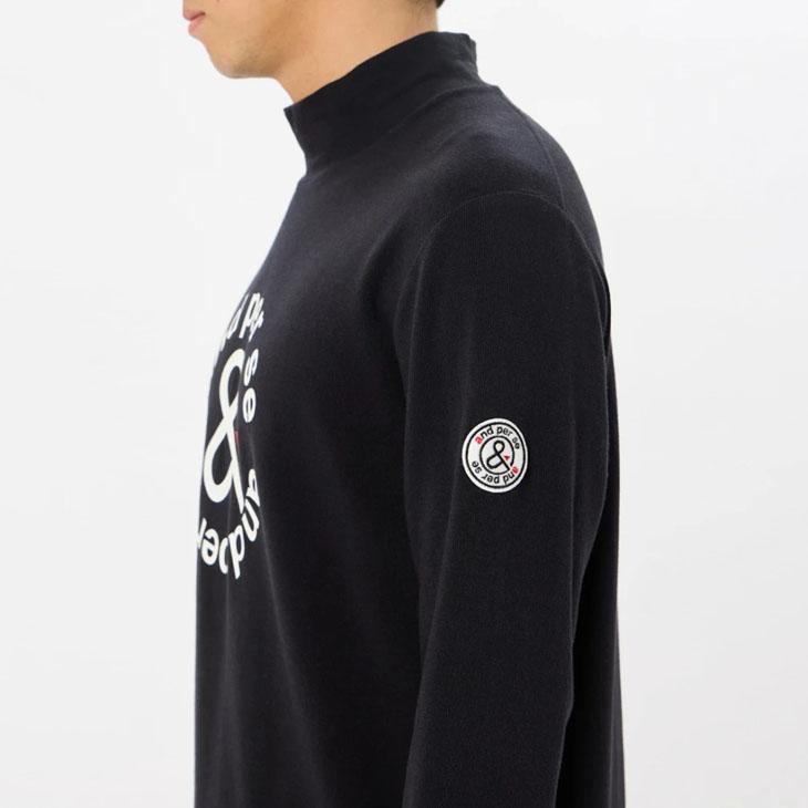 and per se（アンパスィ） ハイネックシャツ メンズ ゴルフウェア