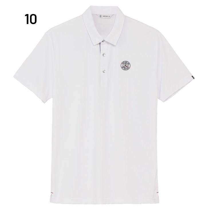 アンパスィ 半袖シャツ 衿つき メンズ ゴルフウェア and per se GOLF