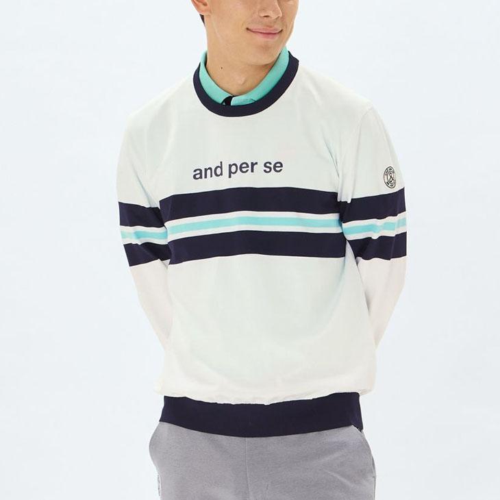 アンパスィ◆メンズ用ゴルフニット トレーナー ◆ and per se Mサイズ アンパスィ◇メンズ用ゴルフニット トレーナー ◇ and per se Mサイズ