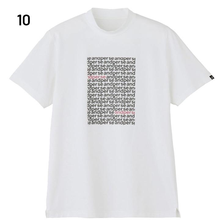 and per se（アンパスィ） 半袖 モックネックシャツ メンズ ゴルフ