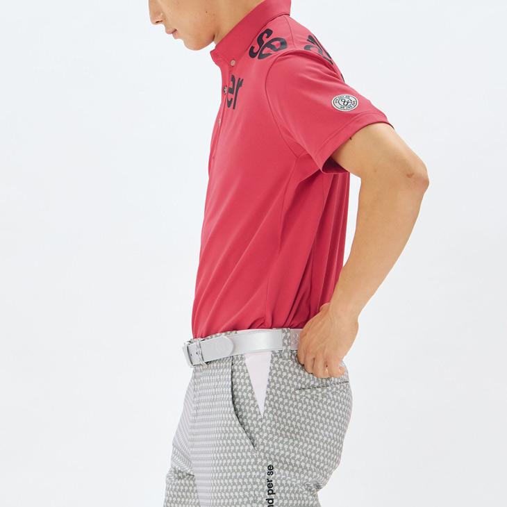 and per se（アンパスィ） 半袖 ポロシャツ メンズ ゴルフウェア and