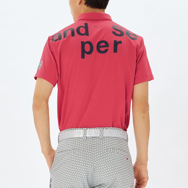 and per se（アンパスィ） 半袖 ポロシャツ メンズ ゴルフウェア and
