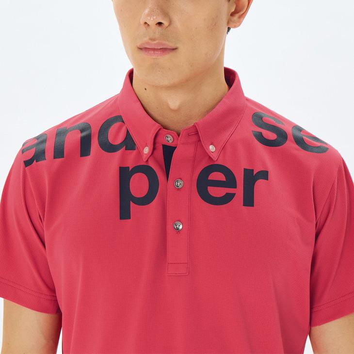 and per se（アンパスィ） 半袖 ポロシャツ メンズ ゴルフウェア and