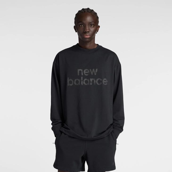 New Balance（ニューバランス） 長袖 Tシャツ メンズ ロゴプリントT