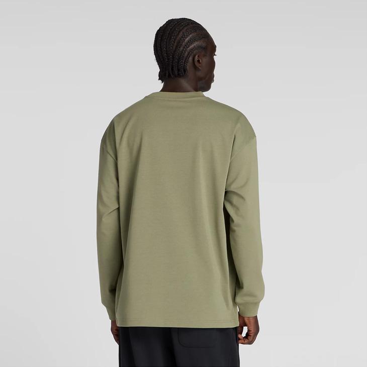 New Balance（ニューバランス） 長袖 Tシャツ メンズ ロゴプリントT 