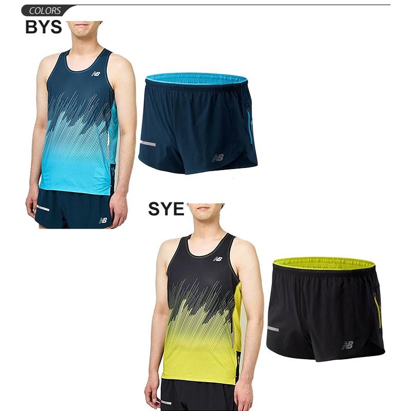 ランニングウェア 上下セット メンズ ニューバランス Newbalance Nb Hanzo ハンゾー シングレット ショーツ インナー付 上下 Amt Ms Apworld 通販 Paypayモール