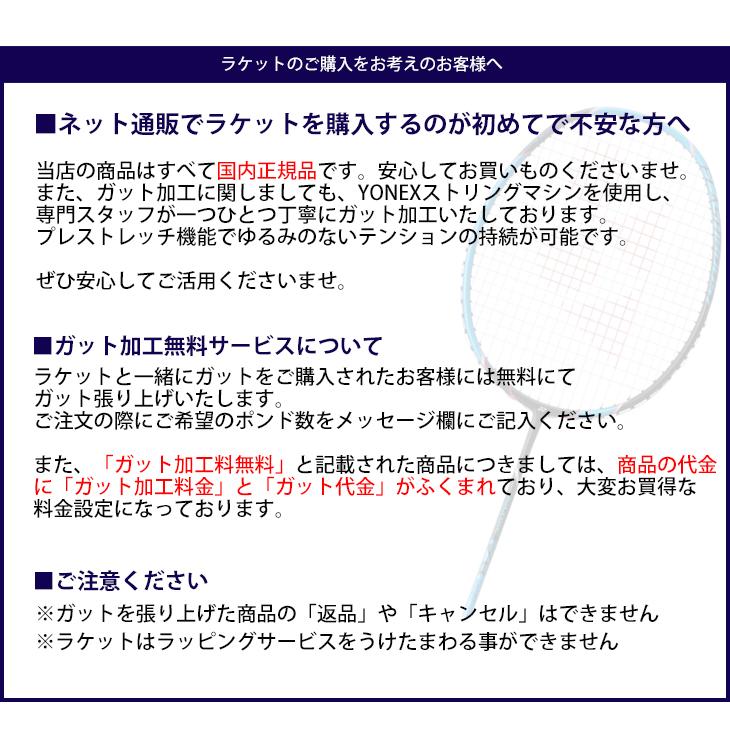 バドミントンラケット ヨネックス YONEX ARCSABER アークセイバー11 プロ/ガット無料＋加工費無料＋専用ケース付 上級者向け 日本製/ARC11-P【ギフト不可】 | YONEX | 06