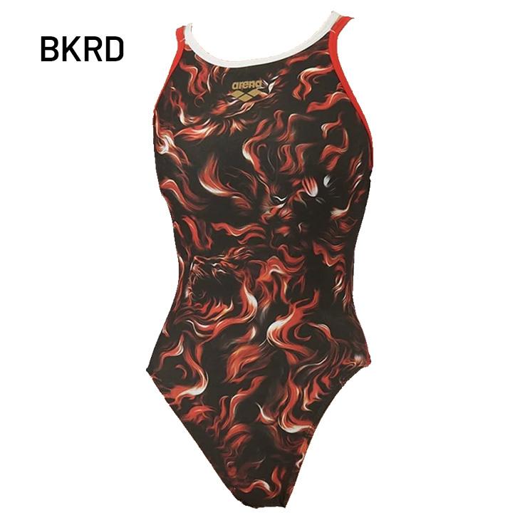 アリーナ レディース 水泳 競泳 練習用水着 arena TOUGHSUIT ダブルストラップ ワンピース（オープンバック）パッドなし 女性 女子 トレーニング水着 トレーニングワンピース 耐塩素 スイムウェア 総柄 ブランド インドミトゥス みずぎ/AS5FWMS1L【返品不可】 アリーナ（arena） レディース 水泳 競泳 練習用水着 arena TOUGHSUIT