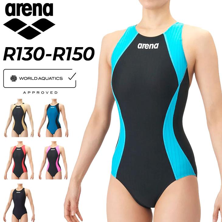 アリーナ WA承認 ジュニア 女子 競泳水着 R130 R140 R150 公式大会可 arena アクアレーシング ワンピース 胸パッドなし /AS6SRC52G【返品不可】 | アリーナ