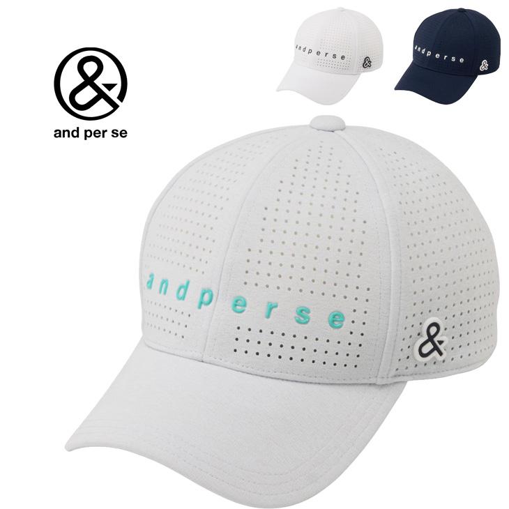 アンパスィ ゴルフキャップ メンズ レディース 帽子 and per se