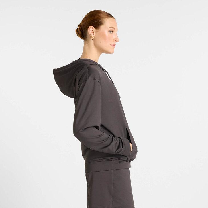 ニューバランス(レディース) 長袖 パーカー フルジップ ニット フーディー New Balance パーカー Relentless テリーフルジップフーディー