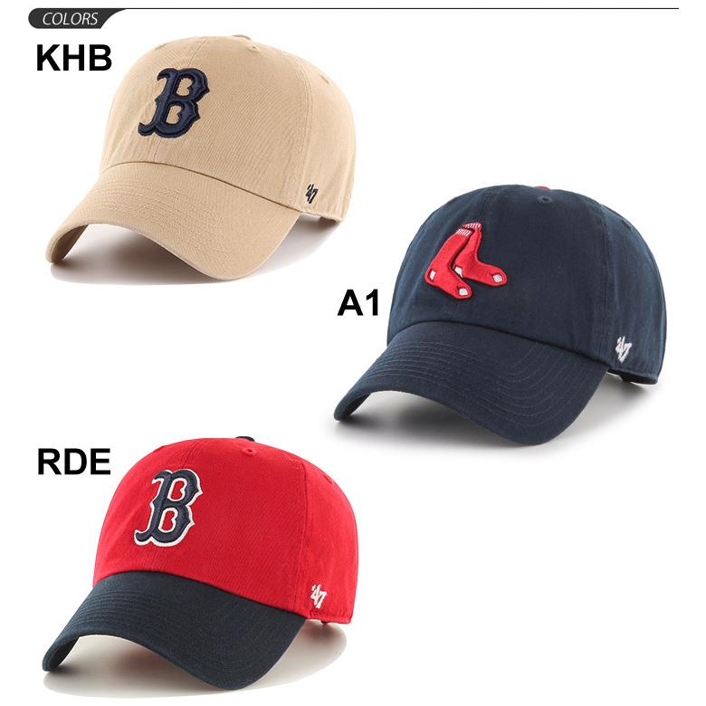 ベースボールキャップ MLB レッドソックス 帽子 大人用/フォーティーセブンブランド 47Brand BOSTON RED SOX '47 CLEAN UP/野球 正規品/B-RGW02GWS｜apworld｜02