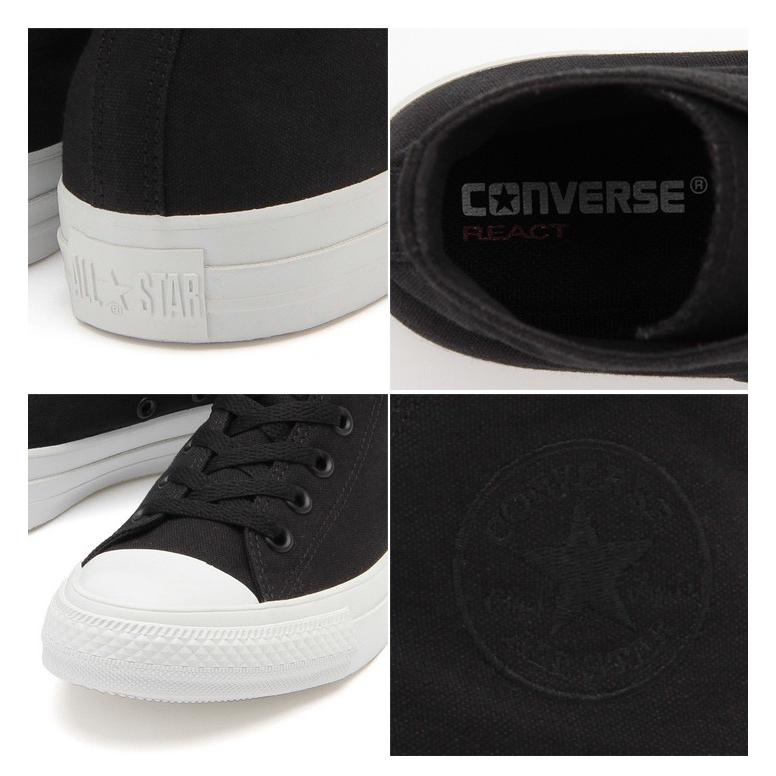 コンバース スニーカー メンズ レディース シューズ ブラックプラス R HI ハイカット ブラックスニーカー 黒 靴 正規品 converse ALL STAR BKPLUS R HI｜apworld｜03