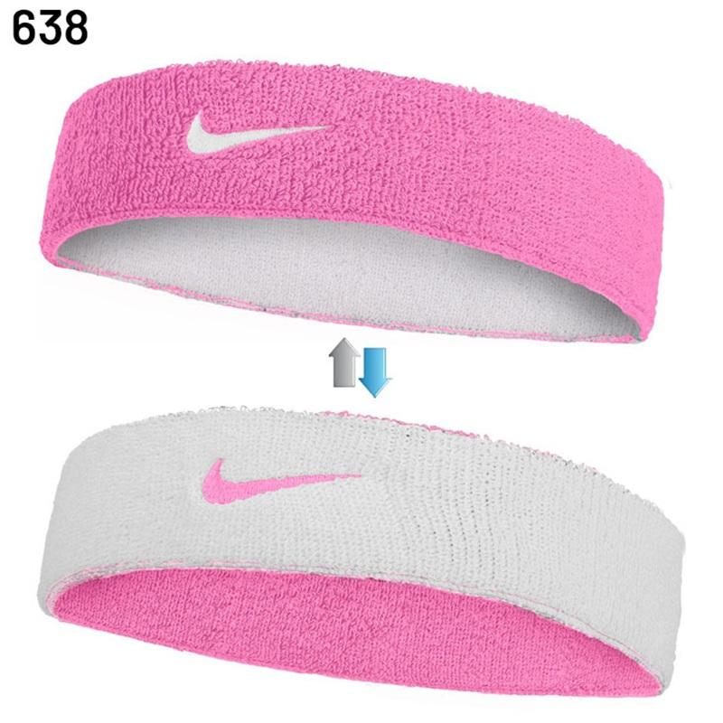 ナイキ　ヘッドバンド 5個セット　ブラック、ホワイトリバーシブル NIKE（ナイキ） スウッシュ クラシック リバーシブル ヘッドバンド