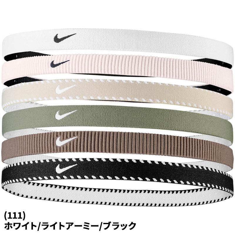 ナイキ NIKE フレックス クラシック ヘッドバンド 6本パック｜スポーツ ブランド アクセサリー 6本入り シリコン ヘアバンド 髪留め ユニセックス /BN2003 | NIKE | 01