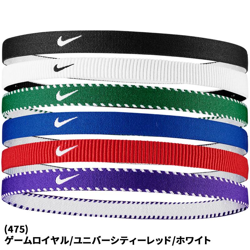 ナイキ NIKE フレックス クラシック ヘッドバンド 6本パック｜スポーツ ブランド アクセサリー 6本入り シリコン ヘアバンド 髪留め ユニセックス /BN2003 | NIKE | 03