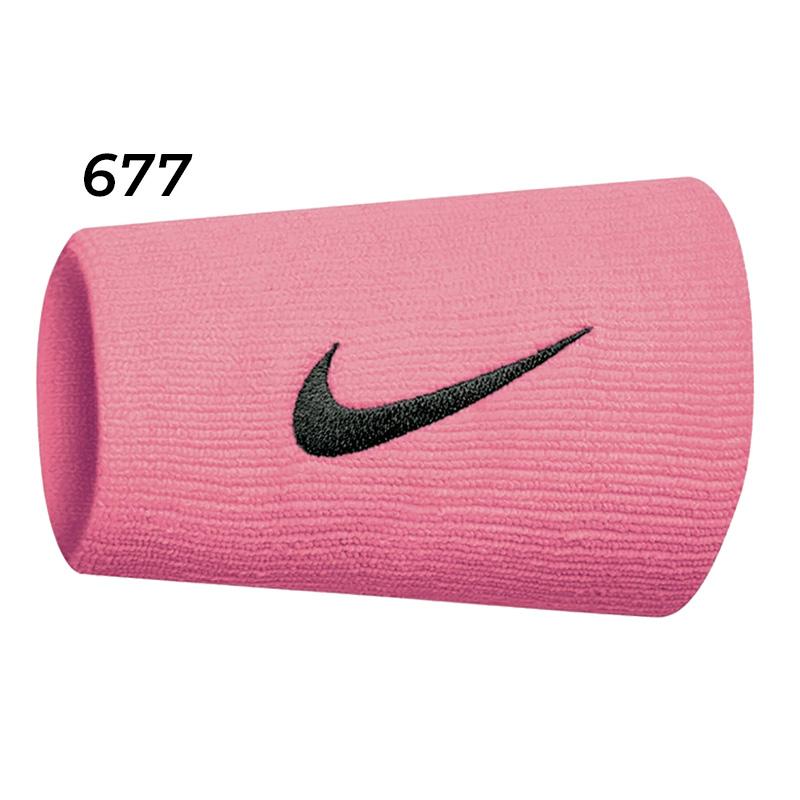 NIKE（ナイキ） スウッシュ ダブルワイド リストバンド 2個セット 汗