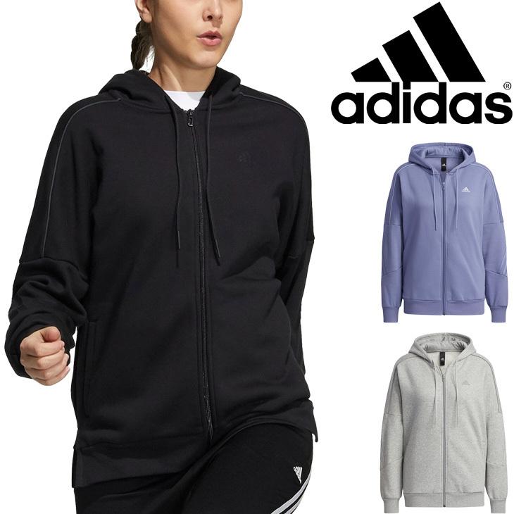 スウェット 裏起毛 パーカー レディース アディダス Adidas W Wording フルジップ フーディ フィットネス 保温 スポーツウェア 女性 アウター Bn676 取寄 Bn676 Apworld 通販 Yahoo ショッピング