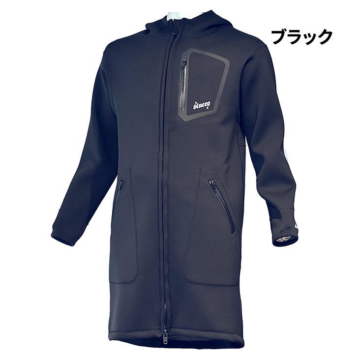 新品 blueeq ATHLETE FIELD COAT ベンチコート　L ブルイク ロングコート ユニセックス 防寒 アウター blueeq ATHLETE