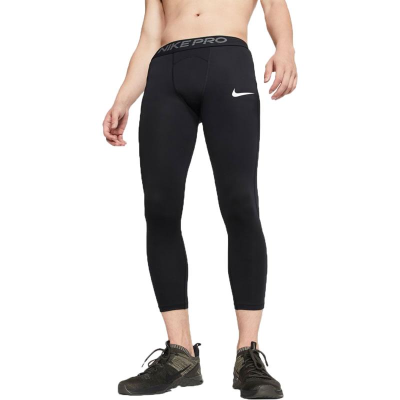 7分丈タイツ コンプレッション メンズ アンダー スパッツ ナイキ Nike ナイキプロ 3 4タイツ スポーツウェア トレーニング インナー Bv5644 010 返品不可 Apworld 通販 Paypayモール
