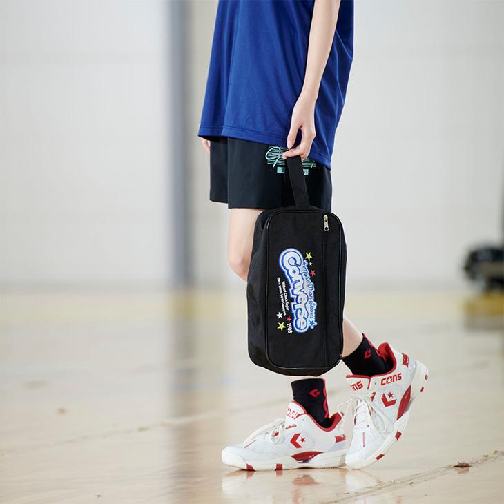 う*ぎ様 NIKE VANS converse vintage 4足入り靴収納キ CONVERSE（コンバース） シューズバッグ 12L 靴入れ シューズケース