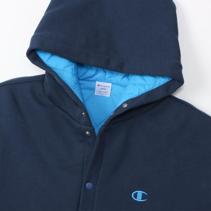 [チャンピオン] スナップジャケット アウター 中綿ジャケット インナーダウン Champion（チャンピオン）の「【Champion/チャンピオン】 ワンポイント