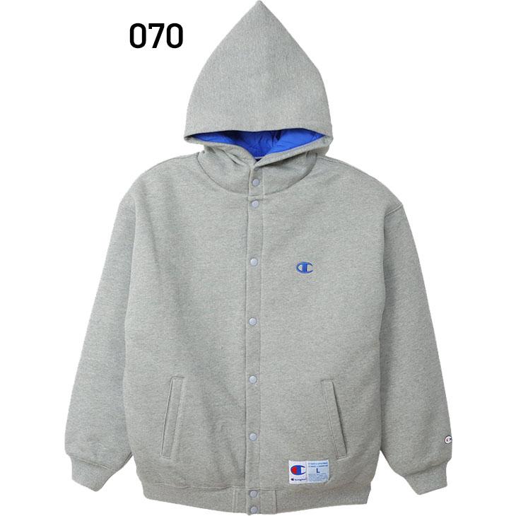 チャンピオン 中綿ジャケット スウェット メンズ Champion スナップ