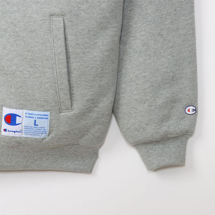 チャンピオン 中綿ジャケット スウェット メンズ Champion スナップ