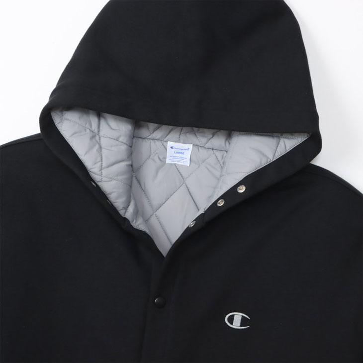 チャンピオン 中綿ジャケット スウェット メンズ Champion スナップ