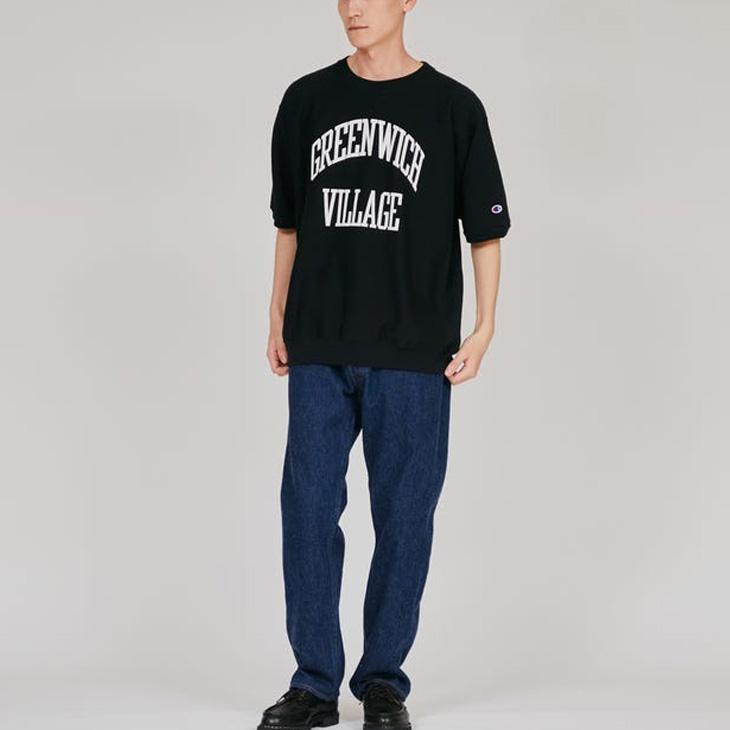 Champion チャンピオン 半袖 スウェットシャツ メンズ リバース
