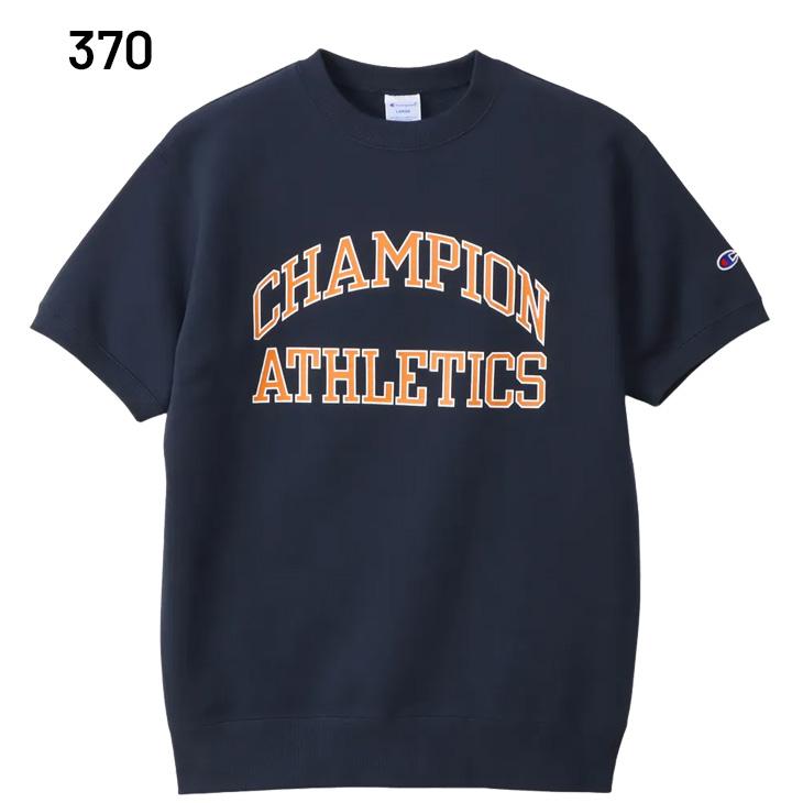 Champion チャンピオン 半袖 スウェットシャツ メンズ クルー