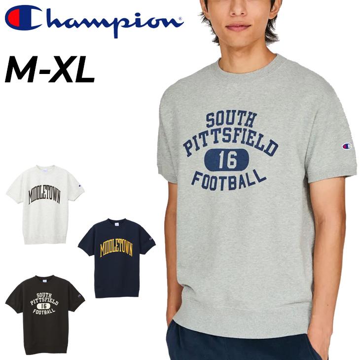 Champion（チャンピオン） 半袖 スウェットシャツ メンズ クルーネック