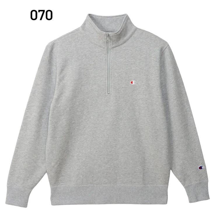Champion（チャンピオン） メンズ スウェットシャツ ハーフジップ 長袖