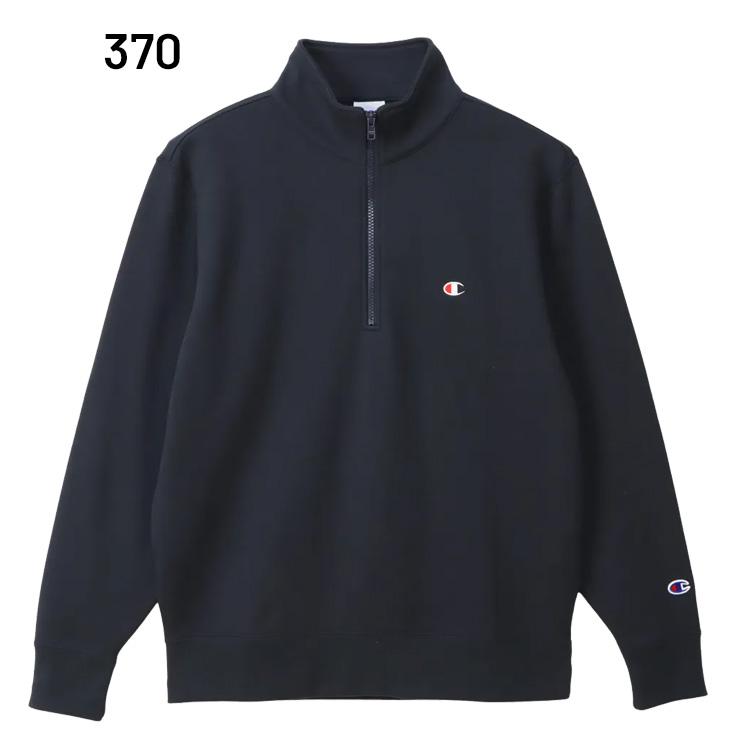 Champion（チャンピオン） メンズ スウェットシャツ ハーフジップ 長袖