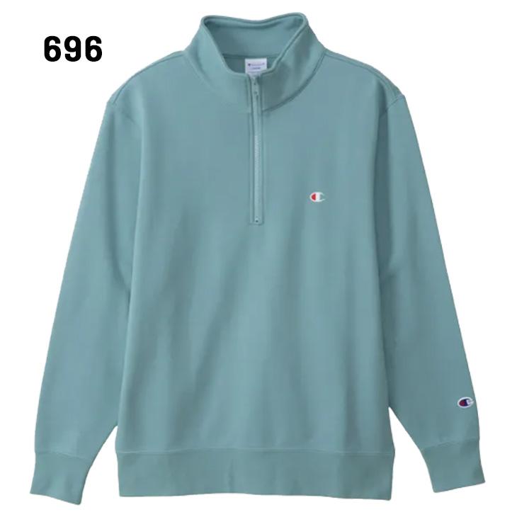Champion（チャンピオン） メンズ スウェットシャツ ハーフジップ 長袖
