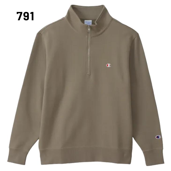 Champion（チャンピオン） メンズ スウェットシャツ ハーフジップ 長袖