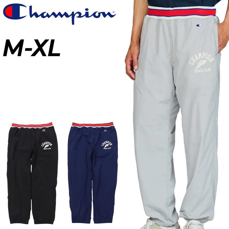 チャンピオン ロングパンツ メンズ Champion ウォームアップパンツ 限定デザイン ナイロン 裏メッシュ テーパード ウィンドパンツ ボトムス スポーツスタイル タウン  アメカジ メンズウェア 長ズボン ずぼん 服 ブランド アパレル/C3-B209 Champion（チャンピオン） ロングパンツ メンズ ウォームアップパンツ