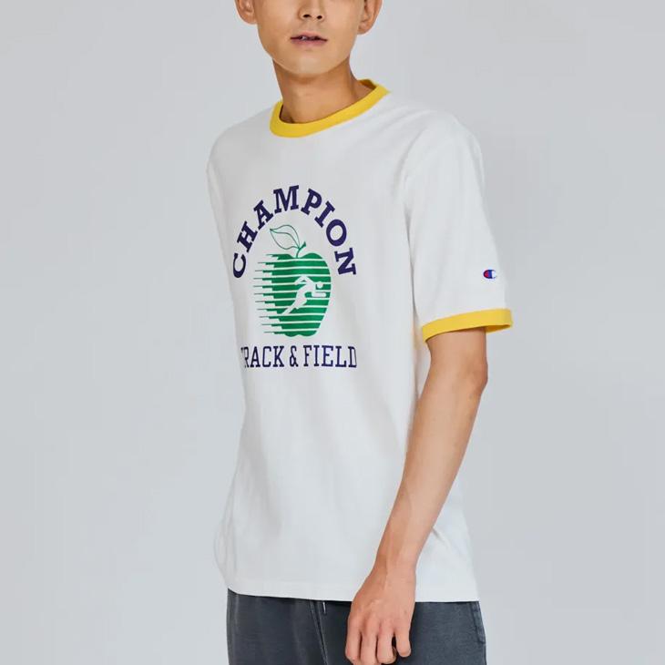 Champion（チャンピオン） 半袖 Tシャツ メンズ リンガーTシャツ