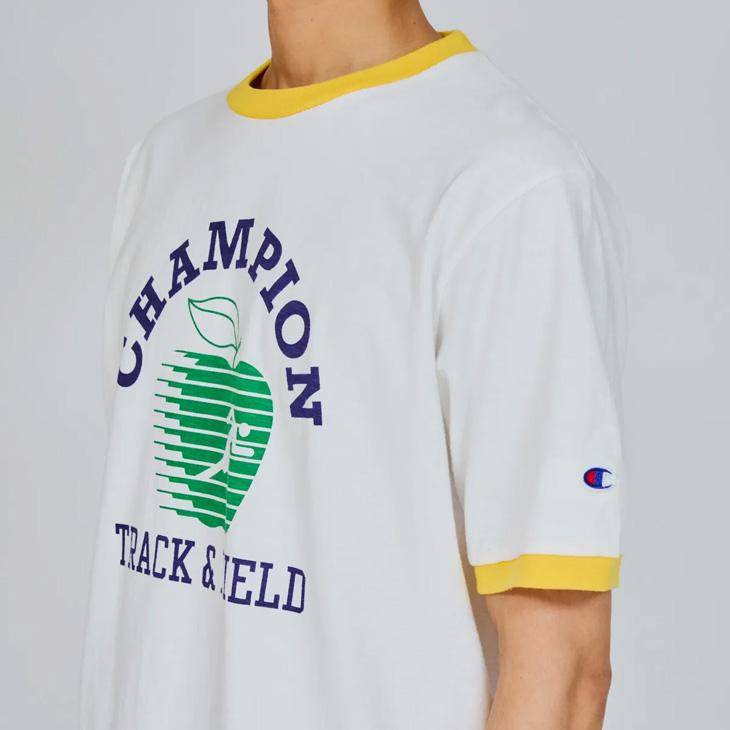 Champion（チャンピオン） 半袖 Tシャツ メンズ リンガーTシャツ
